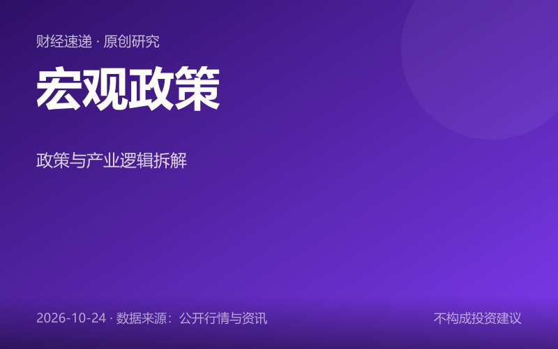 宏观政策与现货市场映射关系示意图